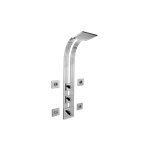 Graff GE3.100A-C14S Square Thermostatic Ski Shower Set with Body Sprays - Rough and Trim