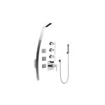 Graff GF1.120A-LM38S Luna Thermostatic Shower Set with Body Sprays and Handshower - Rough and Trim