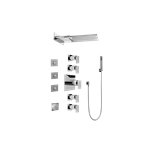 Graff GH1.124A-LM31S-T Full Square LED Thermostatic Shower System - Trim