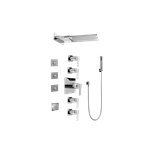 Graff GH1.124A-LM38S-T Full Square LED Thermostatic Shower System - Trim