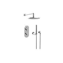 Graff GL2.022WD-RH0 M-Series Thermostatic Shower System - Shower with Handshower - Rough and Trim 