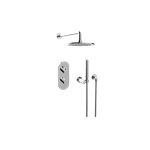 Graff GL2.022WD-RH0 M-Series Thermostatic Shower System - Shower with Handshower - Rough and Trim 