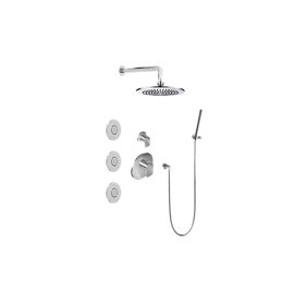 Graff GL2.122SG-LM42E0 M-Series Full Thermostatic Shower System with Diverter Valve - Rough and Trim 