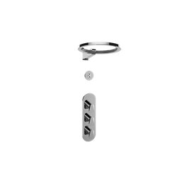 Graff GL3.009WB-LM59E0 M-Series Thermostatic Set with Ametis Ring - Rough and Trim