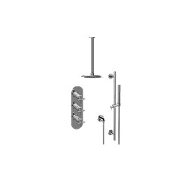 Graff GL3.011WB-C17E0 M-Series Thermostatic Shower System Shower with Handshower - Rough and Trim 