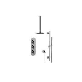 Graff GL3.011WB-LM59E0-T M-Series Thermostatic Shower System Shower with Handshower - Trim Only 