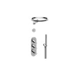 Graff GL3.029WT-C19E0 M-Series Thermostatic Set with Ametis Ring, Handshower and Diverter Valve - Rough and Trim