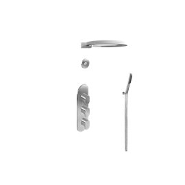 Graff GL3.029WT-LM44E0 M-Series Thermostatic Set with Ametis Ring, Handshower and Diverter Valve - Rough and Trim