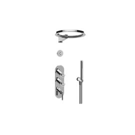 Graff GL3.029WT-LM57C19 M-Series Thermostatic Set with Ametis Ring, Handshower and Diverter Valve - Rough and Trim