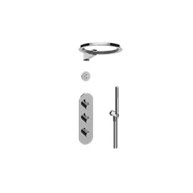 Graff GL3.029WT-RH0 M-Series Thermostatic Set with Ametis Ring, Handshower and Diverter Valve - Rough and Trim