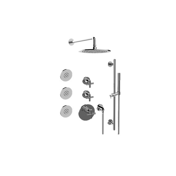 Graff GL3.112SH-C17E0 M-Series Full Thermostatic Shower System - Rough and Trim 