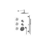 Graff GL3.112SH-C17E0 M-Series Full Thermostatic Shower System - Rough and Trim 
