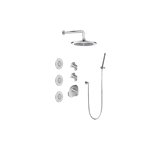 Graff GL3.112SH-LM42E0 M-Series Full Thermostatic Shower System - Rough and Trim 
