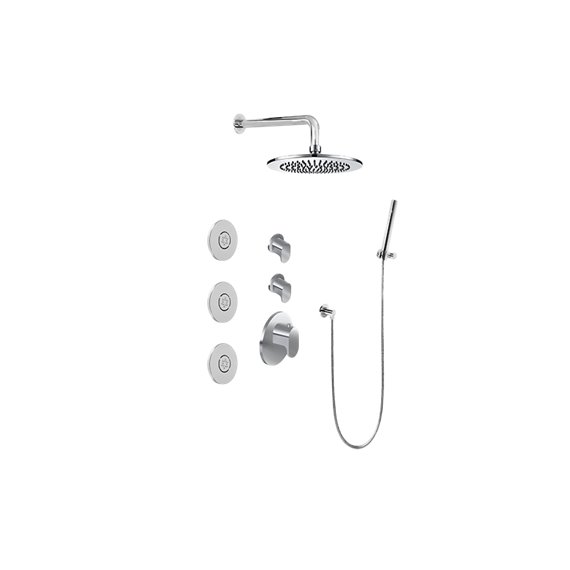 Graff GL3.112SH-LM44E0 M-Series Full Thermostatic Shower System - Rough and Trim 