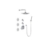Graff GL3.112SH-LM45E0 M-Series Full Thermostatic Shower System - Rough and Trim 