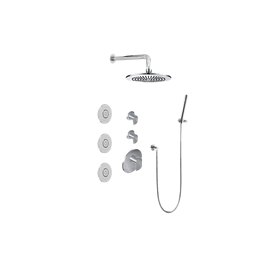 Graff GL3.112SH-LM45E0-T M-Series Full Thermostatic Shower System - Trim Only 