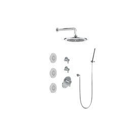 Graff GL3.112SH-LM46E0 M-Series Full Thermostatic Shower System - Rough and Trim 