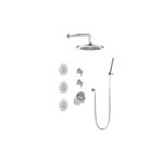 Graff GL3.112SH-LM46E0 M-Series Full Thermostatic Shower System - Rough and Trim 