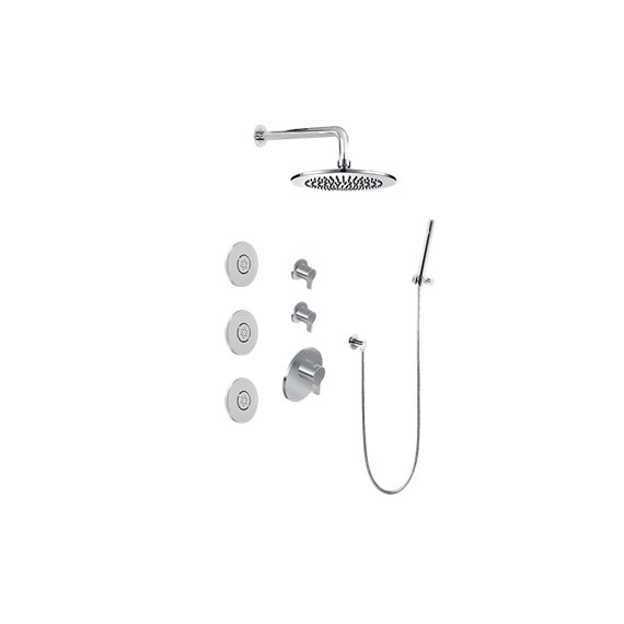 Graff GL3.112SH-LM46E0-T M-Series Full Thermostatic Shower System - Trim Only 