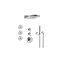 Graff GL3.123SE-LM45E0-T Full Round Thermostatic Shower System - Trim