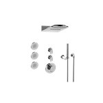 Graff GL3.123SE-LM45E0-T Full Round Thermostatic Shower System - Trim