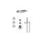 Graff GL3.123SE-LM46E0 Full Round Thermostatic Shower System