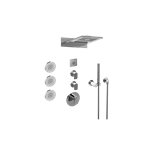 Graff GL3.124SE-LM59E0-T Full Round LED Thermostatic Shower System - Trim
