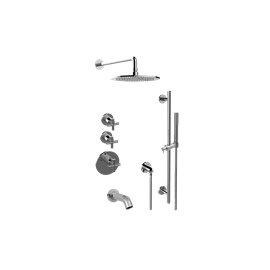 Graff GL3.612ST-C17E0 M-Series Full Thermostatic Shower System with Diverter Valve - Rough and Trim 
