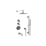 Graff GL3.612ST-C17E0-T M-Series Full Thermostatic Shower System with Diverter Valve - Trim Only 