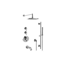 Graff GL3.612ST-LM46E0-T M-Series Full Thermostatic Shower System with Diverter Valve - Trim Only 