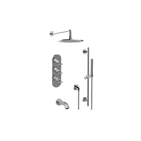 Graff GL3.612WV-C17E0 M-Series Full Thermostatic Shower System - Rough and Trim 