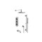 Graff GL3.612WV-LM59E0-T M-Series Full Thermostatic Shower System - Trim Only 