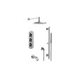 Graff GL3.612WV-LM59E0-T M-Series Full Thermostatic Shower System - Trim Only 