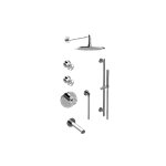 Graff GL3.J42ST-C19E0 M-Series Thermostatic Shower System Tub and Shower with Handshower - Rough and Trim 