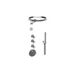 Graff GL4.029SC-C17E0 M-Series Thermostatic Set with Ametis Ring and Handshower - Rough and Trim