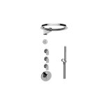 Graff GL4.029SC-LM42E0 M-Series Thermostatic Set with Ametis Ring and Handshower - Rough and Trim