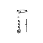 Graff GL4.029SC-LM58E0 M-Series Thermostatic Set with Ametis Ring and Handshower - Rough and Trim