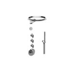 Graff GL4.029SC-LM59E0 M-Series Thermostatic Set with Ametis Ring and Handshower - Rough and Trim