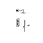 Graff GM2.022WD-LM40E0 M-Series Thermostatic Shower System - Shower with Handshower - Rough and Trim 