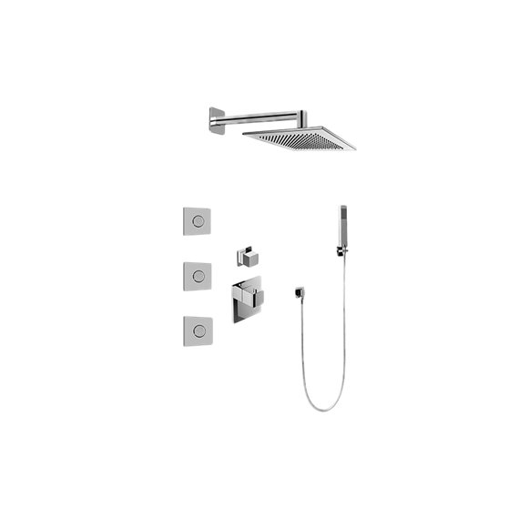 Graff GM2.122SG-SH0 M-Series Full Thermostatic Shower System with Diverter Valve - Rough and Trim 