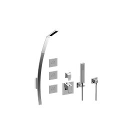 Graff GM2.128SG-LM38E0 M-Series Full Thermostatic Shower System with Diverter Valve - Rough and Trim 