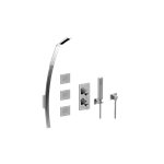 Graff GM2.128WG-LM40E0 M-Series Full Thermostatic Shower System with Diverter Valve - Rough and Trim 