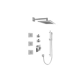 Graff GM3.112SH-SH0 M-Series Full Thermostatic Shower System - Rough and Trim 