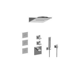 Graff GM3.123SE-C14E0 Full Square Thermostatic Shower System