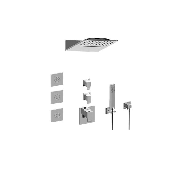 Graff GM3.123SE-LM38E0 Full Square Thermostatic Shower System