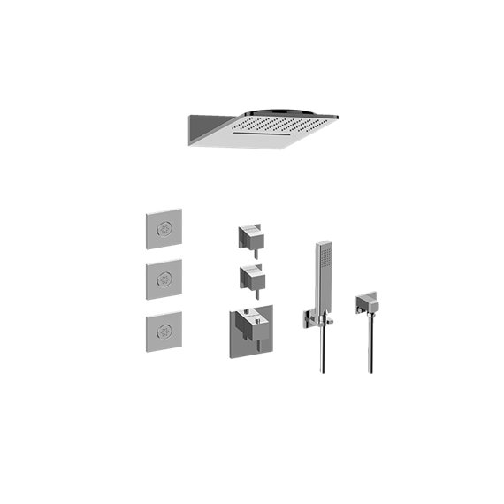 Graff GM3.123SE-LM39E0 Full Square Thermostatic Shower System