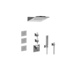 Graff GM3.123SE-LM39E0 Full Square Thermostatic Shower System