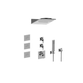 Graff GM3.123SE-LM40E0 Full Square Thermostatic Shower System