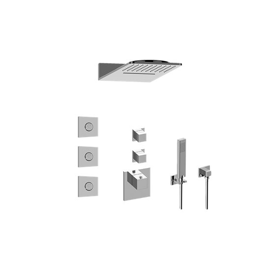 Graff GM3.123SE-SH0 Full Square Thermostatic Shower System