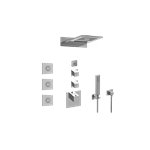 Graff GM3.124SE-SH0 Full Square LED Thermostatic Shower System